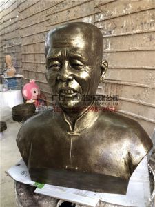百色市黃氏經(jīng)筋祖師爺頭像雕塑